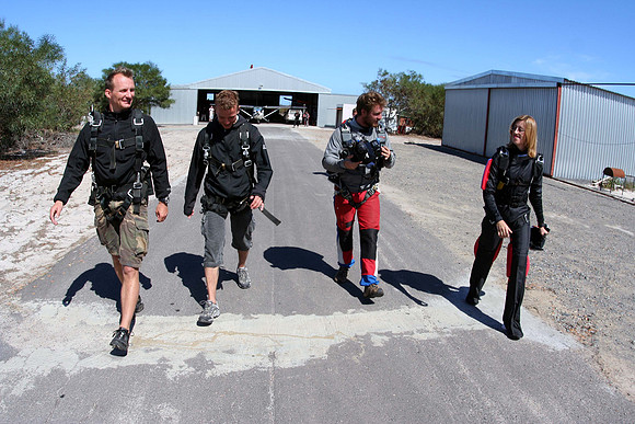 Sky Diving at Cape Town