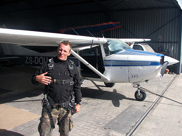 Sky Diving at Cape Town
