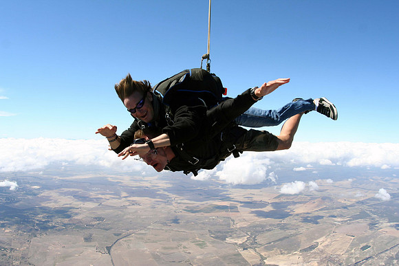 Sky Diving at Cape Town